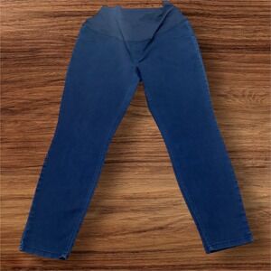 Great Expectations Maternity Skinny Jeans Dark Wash Blue XL 16-18